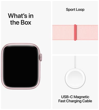 Apple Watch S9 45mm GPS+CEL (Pink Alu/Light Pink Sport Loop)