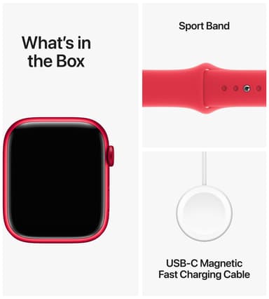 Apple Watch S9 45mm GPS (PRODUCT)RED Alu/(PRODUCT)RED Sport Band) S/M