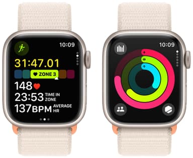 Apple Watch S9 41mm GPS+CEL (Starlight Alu/Starlight Sport Loop)