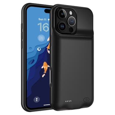 For iPhone 16 Pro Max 7000mAh oppladbart batterideksel Ladetui Powerbank