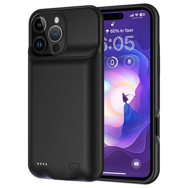 For iPhone 16 Pro Max 7000mAh oppladbart batterideksel Ladetui Powerbank
