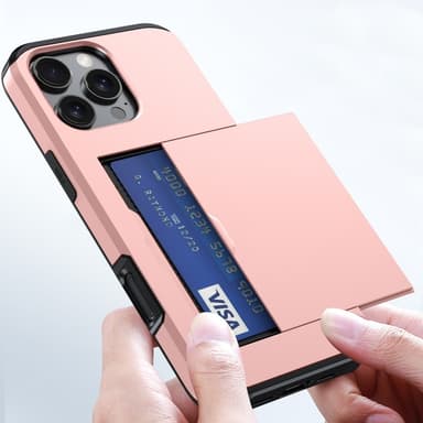 Til iPhone 16 Pro-deksel med kortholder