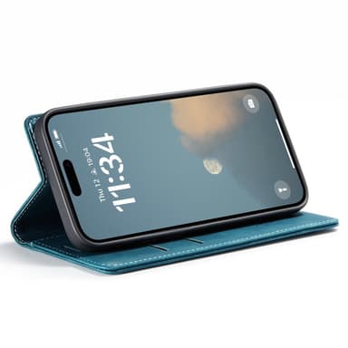 CASEME Lommebok-deksel iPhone 16 - Blå