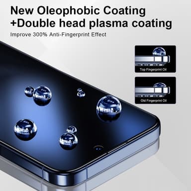 For iPhone 16 Plus Anti-Spy Privacy Skjermbeskytter i Herdet Glass