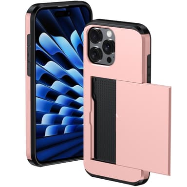 Til iPhone 16 Pro-deksel med kortholder