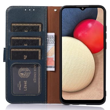 KHAZNEH Lommebok-deksel til Xiaomi Redmi 14C - Blå/Brun