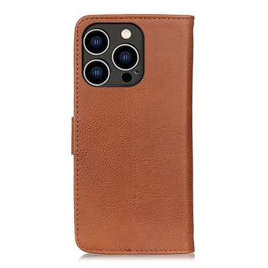 KHAZNEH til iPhone 16 Pro Lommebok-deksel - Brun