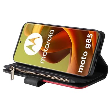 KS Lommebok-deksel til Motorola Moto G85 - Svart