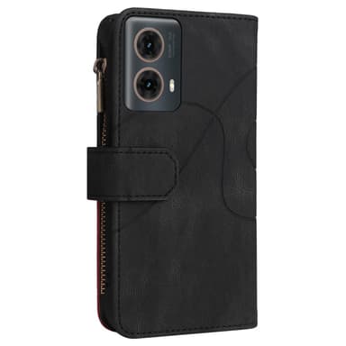 KS Lommebok-deksel til Motorola Moto G85 - Svart