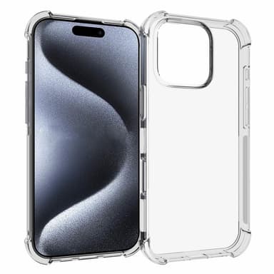 Deksel til iPhone 16 Pro Støtabsorbert forsterket hjørne termoplastisk polyuretan