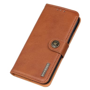 KHAZNEH til iPhone 16 Plus Lommebok-deksel - Brun