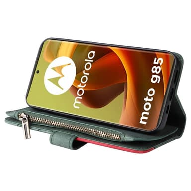 KS Lommebok-deksel til Motorola Moto G85 - Grønn