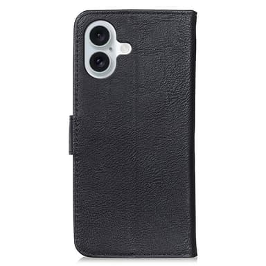 KHAZNEH til iPhone 16 Plus Lommebok-deksel - Svart