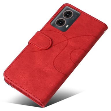 KT Lommebok-deksel til Motorola Moto G85 - Rød