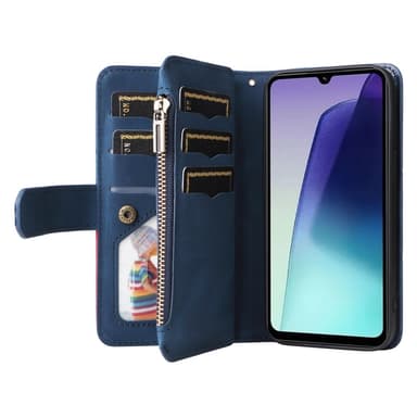 KT Lommebok-deksel til Xiaomi Redmi 14C - Blå