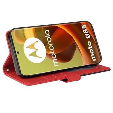 KT Lommebok-deksel til Motorola Moto G85 - Rød