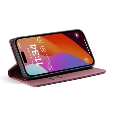 CASEME Lommebok-deksel iPhone 16 Pro - Rød