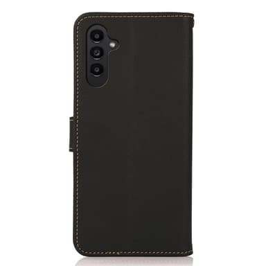 KHAZNEH Til Samsung Galaxy S24 FE Deksel i Ekte Ku-lær - Svart