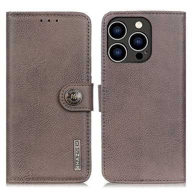 KHAZNEH til iPhone 16 Pro Max Lommebok-deksel - Khaki