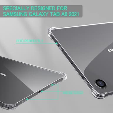 Samsung Galaxy Tab A8 10.5 (2021) TPU Deksel - Gjennomsiktig