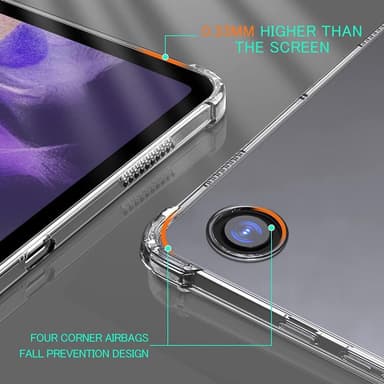 Samsung Galaxy Tab A8 10.5 (2021) TPU Deksel - Gjennomsiktig