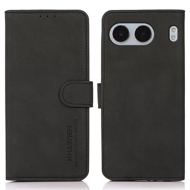 KHAZNEH For OnePlus Nord 4-deksel Lommebok-deksel Telefonveske - Svart