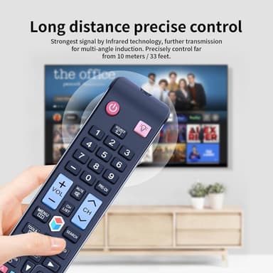 TV-fjernkontroll Erstatning for AA59-00579A Samsung TV