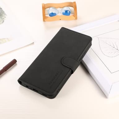 KHAZNEH For OnePlus Nord 4-deksel Lommebok-deksel Telefonveske - Svart