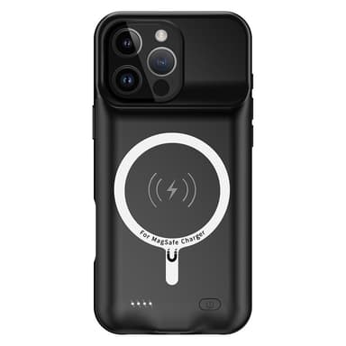 For iPhone 16 Pro bærbar laderetui 7000mAh PowerBank Kompatibel med MagSafe
