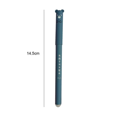 0.35mm gelpenn Student Tegneseriedesign - Svart 4 Stykker Forskjellig