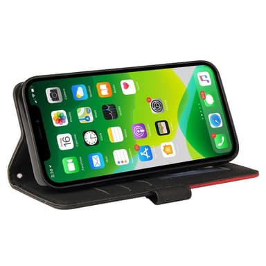 KT Lommebok-deksel til iPhone 15 - Svart