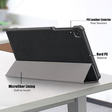 Slim Fit Deksel Til Samsung Galaxy Tab A7 Lite 8.7"" - Svart