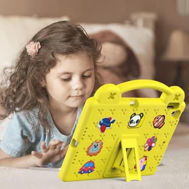 Apple iPad 10.2 2021 2020 2019 EVA Foam Stativdeksel - Gul