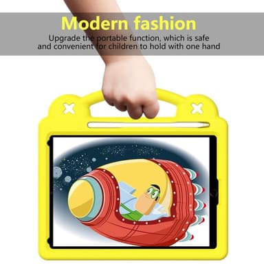 Apple iPad 10.2 2021 2020 2019 EVA Foam Stativdeksel - Gul