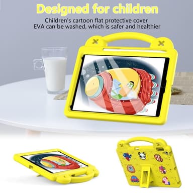 Apple iPad 10.2 2021 2020 2019 EVA Foam Stativdeksel - Gul