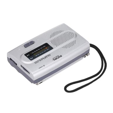 INDIN BC-R28 AM FM bærbar bærbar lommeradio med minihøyttaler