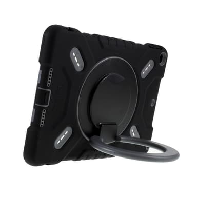 PEPKOO iPad 9.7 (2017/2018) /iPad Air Extreme Armor - Svart 360 graders svingbart stativ