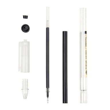 0,35 mm gelpennerullekulepenner Studenteksamen - Svart 3 PCS