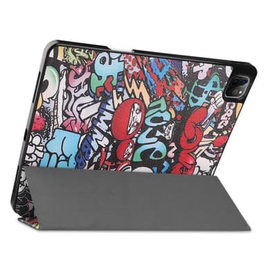 iPad Pro 12.9"" 2021 Trippeldeksel med smal passform - Graffiti