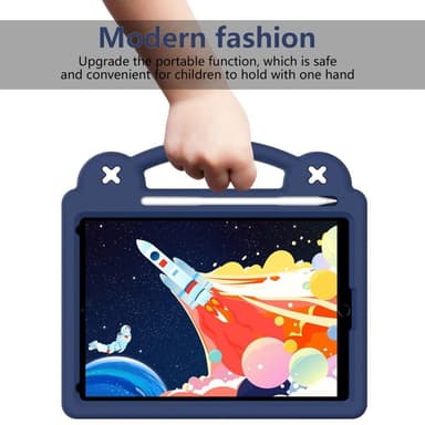 Apple iPad 10.2 2021 2020 2019 EVA Foam Stativdeksel - Mørkeblå