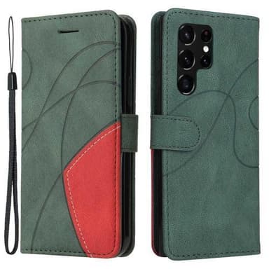 KS Lommebok-deksel til Samsung Galaxy S23 Ultra - Grønn