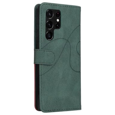 KS Lommebok-deksel til Samsung Galaxy S23 Ultra - Grønn