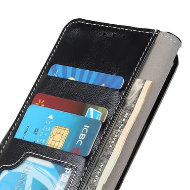 Asus ROG Phone 5/Ultimate/Pro Lommebok-deksel Svart