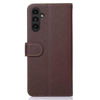 KHAZNEH Samsung Galaxy A14 Lommebok-deksel - Brun/Blå