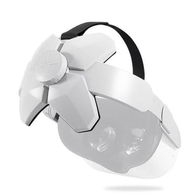 Til Oculus Quest 2 Elite pannebånd VR-tilbehør til pannebånd - hvit