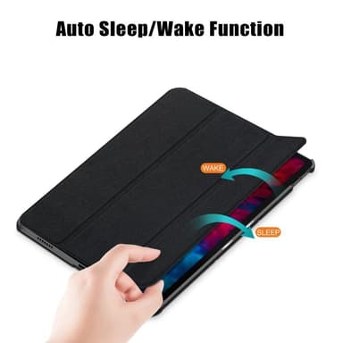 Tri-fold Veske til Lenovo Tab P11 Pro TB-J706F - Svart