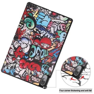 Trifoldbart deksel til Lenovo Tab P11 Pro TB-J706F - Graffiti