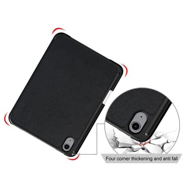 iPad mini 6 (2021)/(2024) Slim Fit Veske Wake/Sleep - Svart