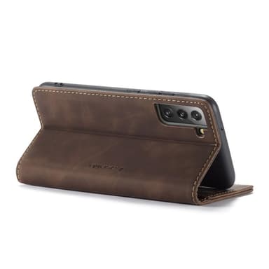CASEME Lommebok-deksel Samsung Galaxy S22 - Kaffe