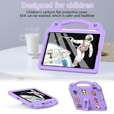 Apple iPad 10.2 2021 2020 2019 EVA Foam Stativdeksel - Lilla